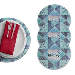 Hermia Salvamanteles Individuales Multicolor de 37 cm (Set de 4)